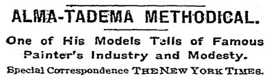 Alma-Tadema Methodical