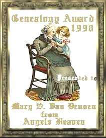 Angel's Genealogy Award