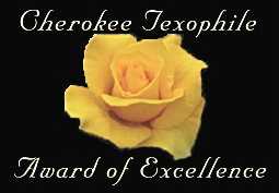 Cherokee Texophile Award of Excellence